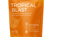 Tropical Blast van Valentus – Fruitige tropische mixdrank met guarana en cafeïne voor een licht dagelijks moment