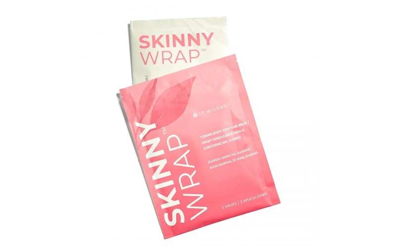 iT Works! Toning Body Wrap (Skinny Wrap) - Packung mit 3 kosmetischen Körperpackungen