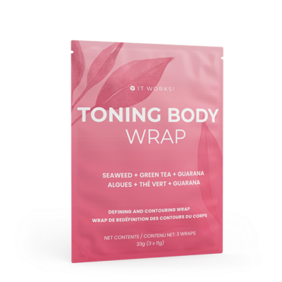 iT Works! Toning Body Wrap (Skinny Wrap) - Packung mit 3 kosmetischen Körperpackungen