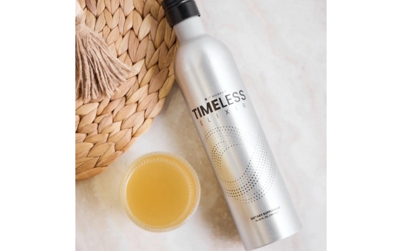 Es funktioniert! TIMELESS - Flasche mit flüssigem Schönheitselixier mit Kollagen