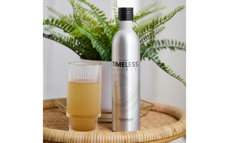 Es funktioniert! TIMELESS - Flasche mit flüssigem Schönheitselixier mit Kollagen