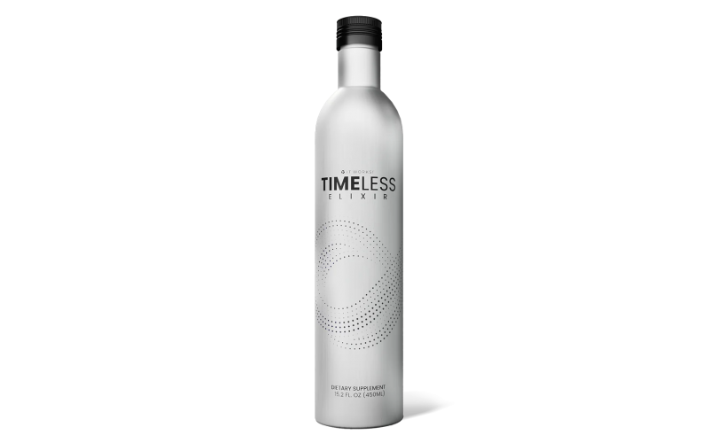 Es funktioniert! TIMELESS - Flasche mit flüssigem Schönheitselixier mit Kollagen