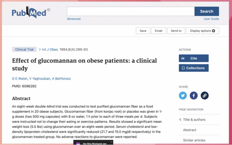 Glucomannan - 30 sacs