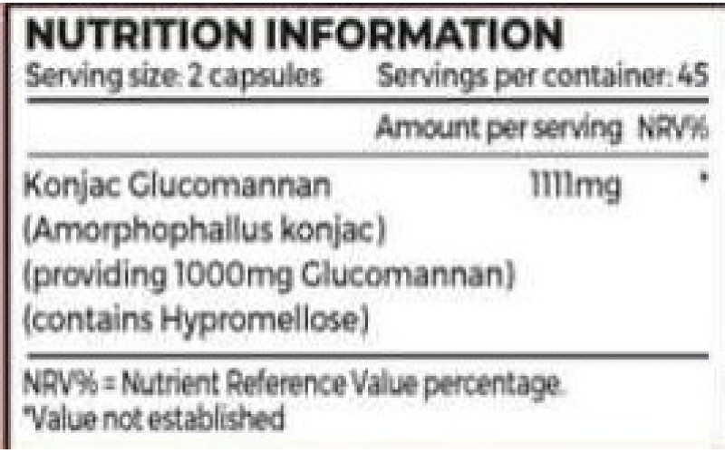 Glucomannan - pilules