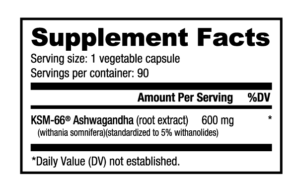 Ashwagandha KSM-66 Extract - Nutrabio